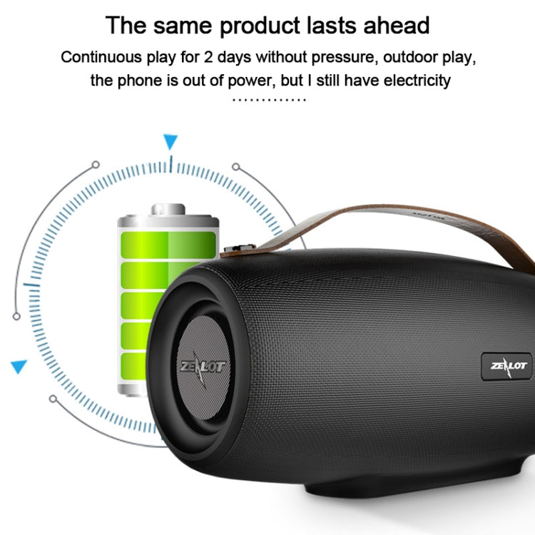 ZEALOT S27 Multifunctional Bass Wireless Bluetooth Speaker, Built-in Microphone, Support Bluetooth Call & AUX & TF Card & 1x93mm + 2x66mm Speakers(Camouflage Blue) - free shipping - PMC Jewellery - Order now!