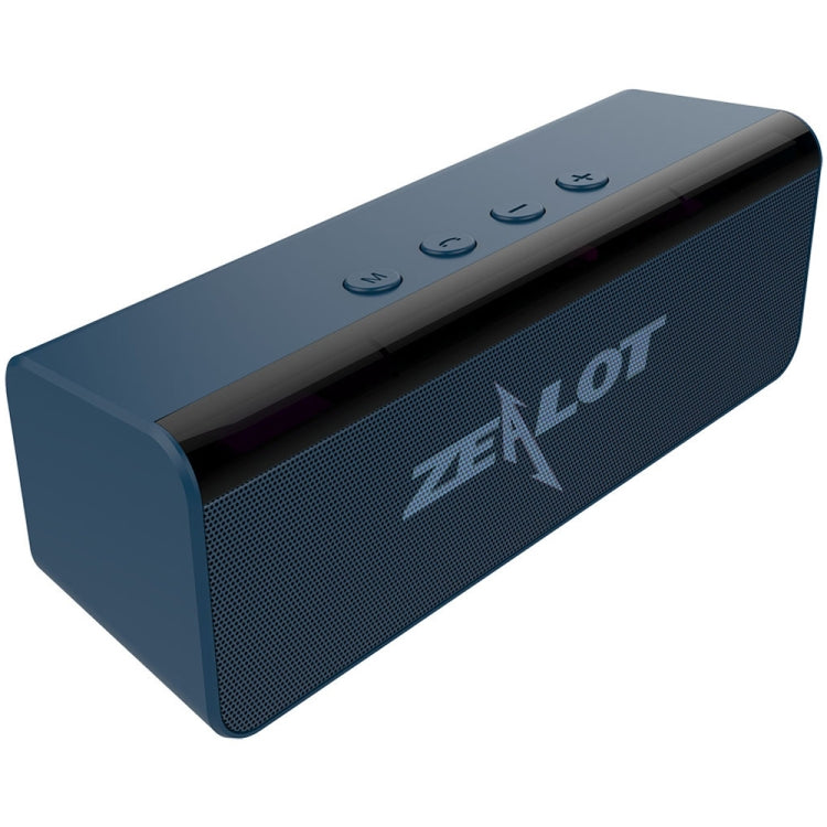 ZEALOT S31 10W 3D HiFi Stereo Wireless Bluetooth Speaker, Support Hands-free / USB / AUX / TF Card (Gray Blue) - free shipping - PMC TechLife - Order now!