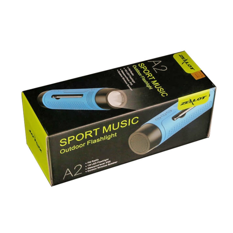 ZEALOT A2 Multifunctional Bass Wireless Bluetooth Speaker, Built-in Microphone, Support Bluetooth Call & AUX & TF Card & LED Lights (Mint Green) - free shipping - PMC Jewellery - Order now!