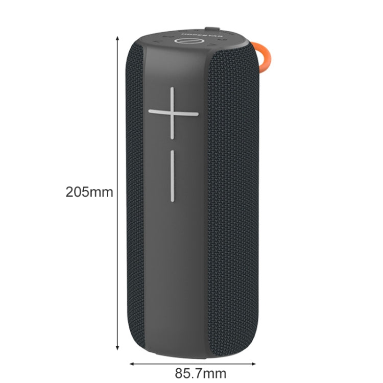 HOPESTAR P14 Pro Portable Outdoor Waterproof Wireless Bluetooth Speaker, Support Hands-free Call & U Disk & TF Card & 3.5mm AUX & FM (Black) - free shipping - PMC Jewellery - Order now!