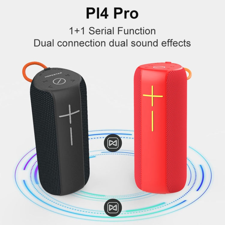 HOPESTAR P14 Pro Portable Outdoor Waterproof Wireless Bluetooth Speaker, Support Hands-free Call & U Disk & TF Card & 3.5mm AUX & FM (Black) - free shipping - PMC Jewellery - Order now!