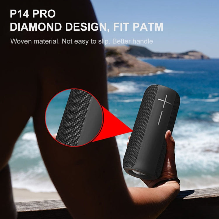 HOPESTAR P14 Pro Portable Outdoor Waterproof Wireless Bluetooth Speaker, Support Hands-free Call & U Disk & TF Card & 3.5mm AUX & FM (Black) - free shipping - PMC Jewellery - Order now!