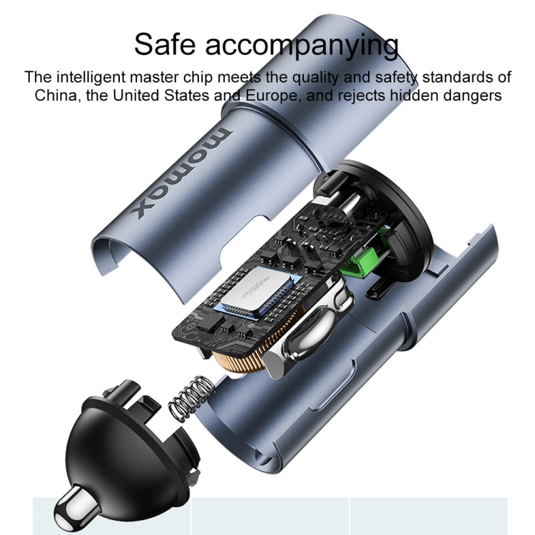 MOMAX UC15 38W PD + QC3.0 Dual Ports Car Charger - free shipping - PMC TechLife - Order now!