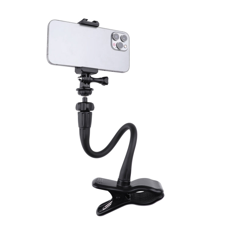 Flexible Arm Desktop Rod Action Camera Phone Holder Stand(Black) - Holder by PMC TechLife | Online Shopping South Africa | PMC TechLife | Buy Now Pay Later Mobicred