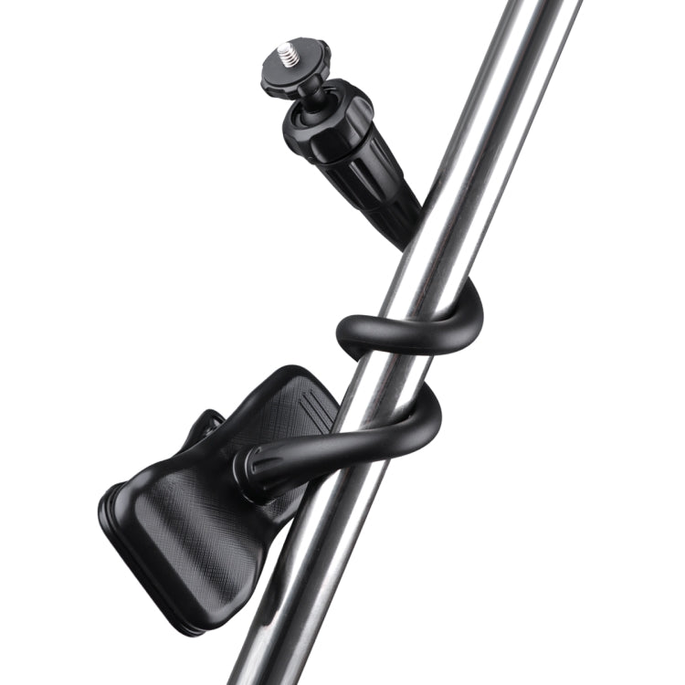 Flexible Arm Desktop Rod Action Camera Phone Holder Stand(Black) - Holder by PMC TechLife | Online Shopping South Africa | PMC TechLife | Buy Now Pay Later Mobicred