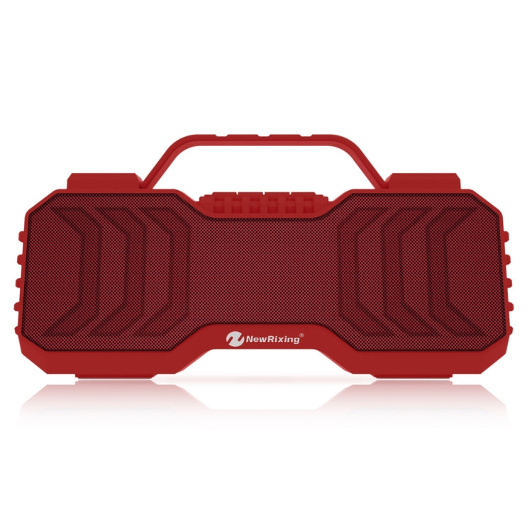 NewRixing NR-2029 Portable Wireless Bluetooth Stereo Speaker Support TWS Function Speaker(Red) - free shipping - PMC Jewellery - Order now!