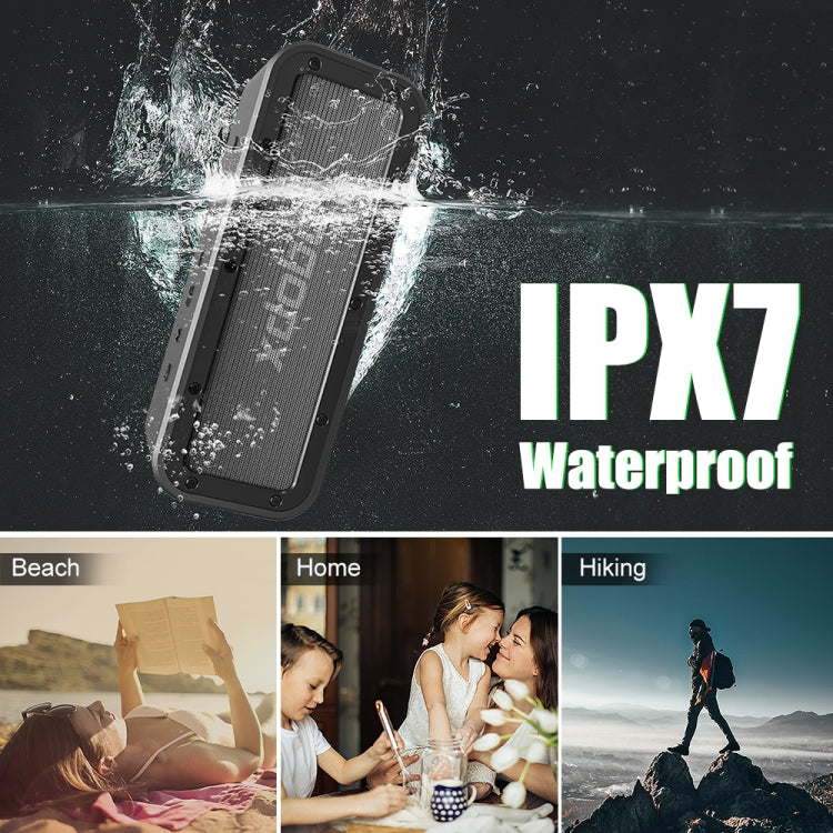 XDOBO Wake 1983 IPX7 Waterproof Portable Outdoor Wireless Bluetooth Speaker (Black) - free shipping - PMC Jewellery - Order now!