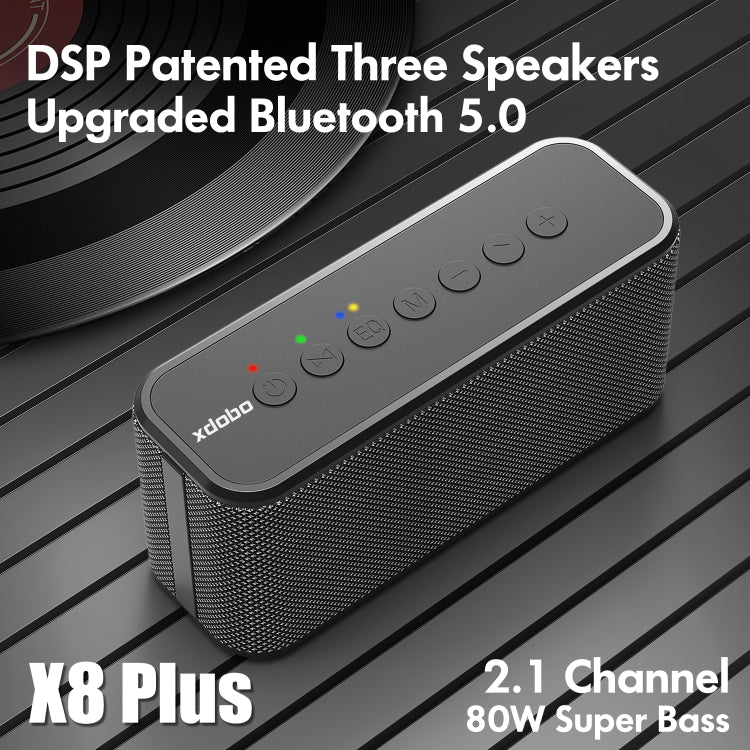XDOBO X8 Plus 80W Wireless Bluetooth Speaker Outdoor Subwoofer Support TWS & TF Card & U Disk (Red) - free shipping - PMC Jewellery - Order now!