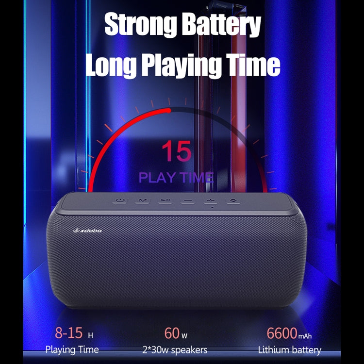XDOBO X8 60W Wireless Bluetooth Speaker Outdoor Subwoofer Support TWS & TF Card (Red) - free shipping - PMC Jewellery - Order now!