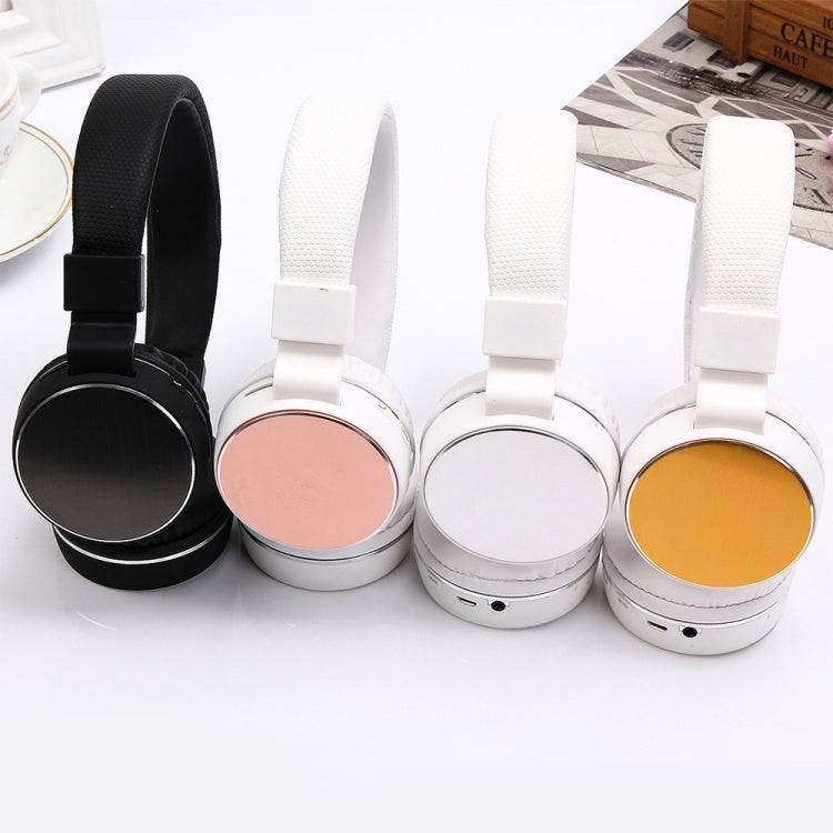 SH-16 Headband Folding Stereo Wireless Bluetooth Headphone Headset, Support 3.5mm Audio & Hands-free Call & TF Card &FM, for iPhone, iPad, iPod, Samsung, HTC, Sony, Huawei, Xiaomi and other Audio Devices(Silver) - Headset & Headphone by PMC TechLife | Online Shopping South Africa | PMC TechLife | Buy Now Pay Later Mobicred