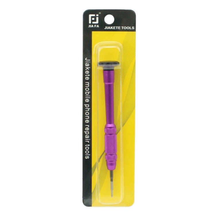 JIAFA JF-609-0.6Y Tri-point 0.6 Repair Screwdriver for iPhone 7 & 7 Plus & Apple Watch(Magenta) - free shipping - PMc TechLife - Order now!
