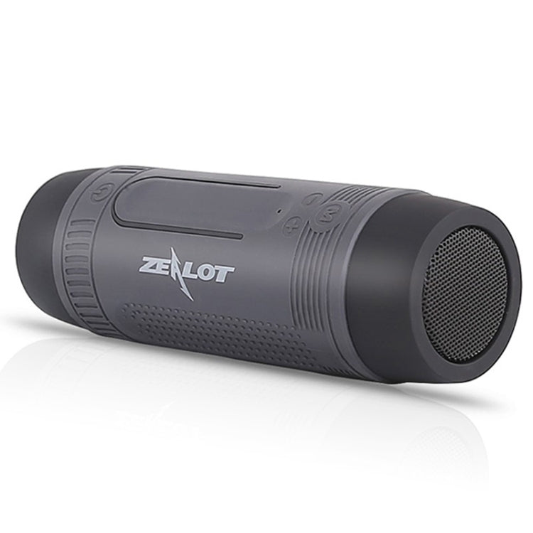 ZEALOT S1 Bluetooth 4.0 Wireless Wired Stereo Speaker Subwoofer Audio Receiver with 4000mAh Battery, Support 32GB Card, For iPhone, Galaxy, Sony, Lenovo, HTC, Huawei, Google, LG, Xiaomi, other Smartphones(Grey) - free shipping - PMC Jewellery - Order now!