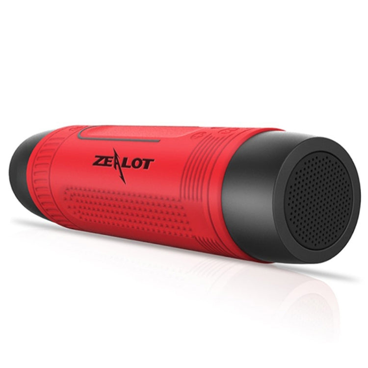ZEALOT S1 Bluetooth 4.0 Wireless Wired Stereo Speaker Subwoofer Audio Receiver with 4000mAh Battery, Support 32GB Card, For iPhone, Galaxy, Sony, Lenovo, HTC, Huawei, Google, LG, Xiaomi, other Smartphones(Red) - free shipping - PMC Jewellery - Order now!