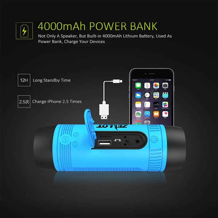 ZEALOT S1 Bluetooth 4.0 Wireless Wired Stereo Speaker Subwoofer Audio Receiver with 4000mAh Battery, Support 32GB Card, For iPhone, Galaxy, Sony, Lenovo, HTC, Huawei, Google, LG, Xiaomi, other Smartphones(Red) - free shipping - PMC Jewellery - Order now!