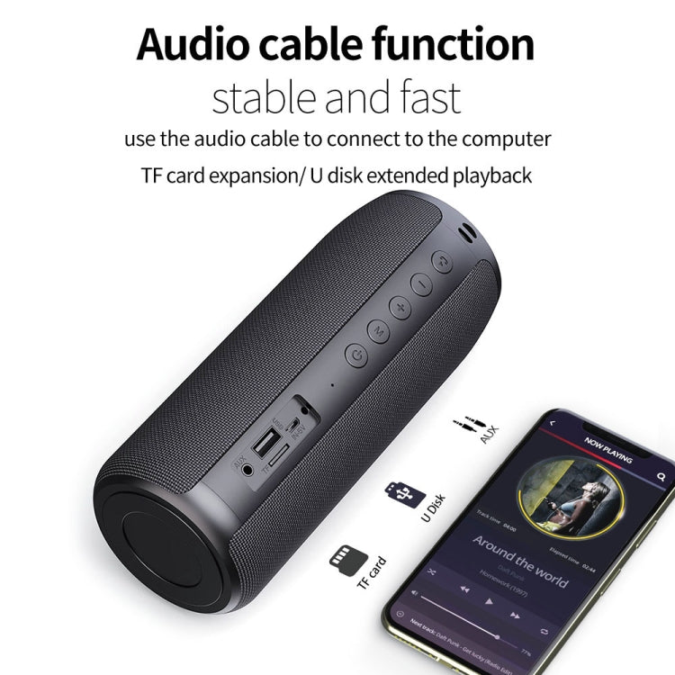 ZEALOT S51 Portable Stereo Bluetooth Speaker with Built-in Mic, Support Hands-Free Call & TF Card & AUX(Red) - free shipping - PMC Jewellery - Order now!