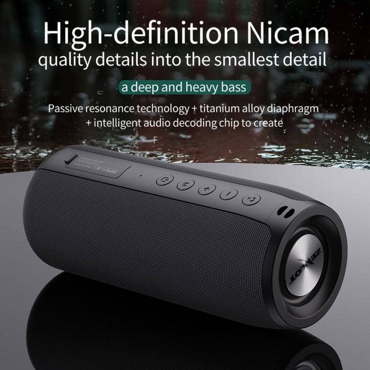 ZEALOT S51 Portable Stereo Bluetooth Speaker with Built-in Mic, Support Hands-Free Call & TF Card & AUX(Red) - free shipping - PMC Jewellery - Order now!