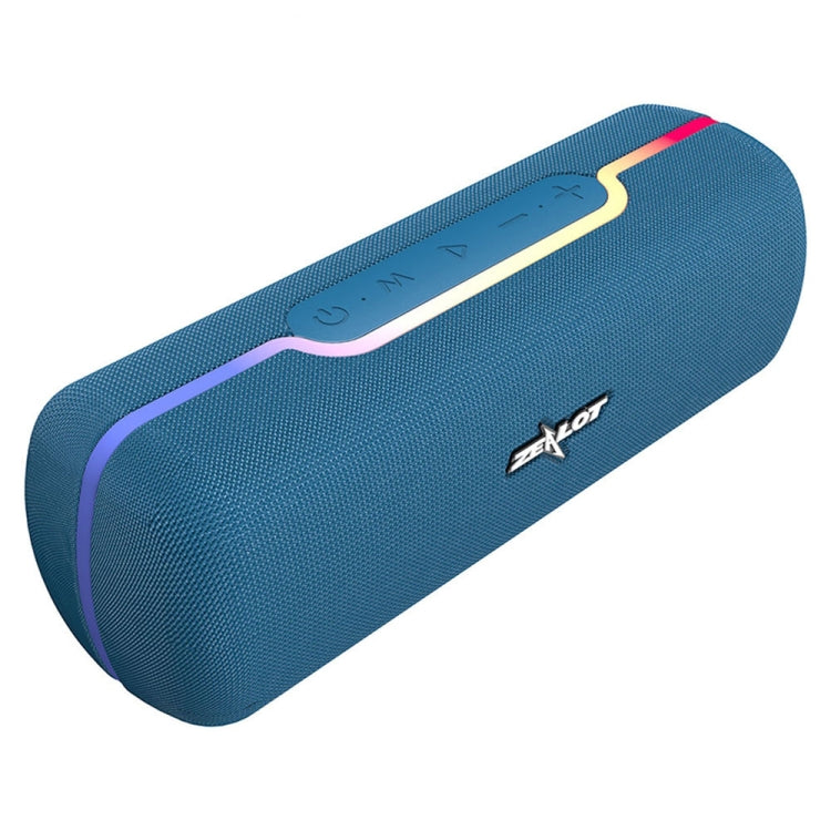 ZEALOT S55 Portable Stereo Bluetooth Speaker with Built-in Mic, Support Hands-Free Call & TF Card & AUX (Blue) - free shipping - PMC Jewellery - Order now!