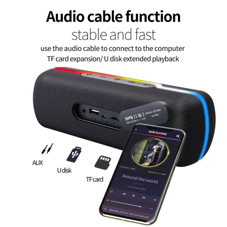 ZEALOT S55 Portable Stereo Bluetooth Speaker with Built-in Mic, Support Hands-Free Call & TF Card & AUX (Green) - free shipping - PMC Jewellery - Order now!