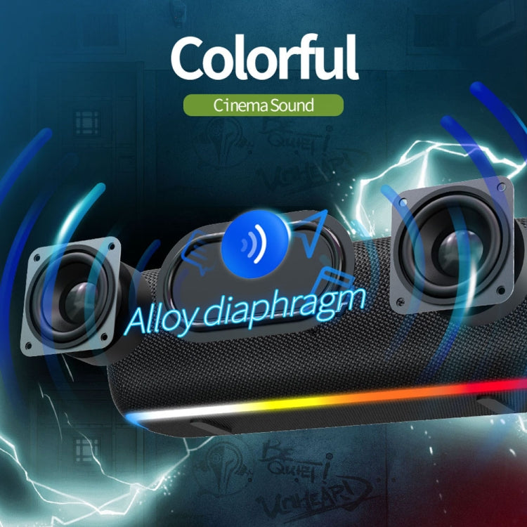 ZEALOT S55 Portable Stereo Bluetooth Speaker with Built-in Mic, Support Hands-Free Call & TF Card & AUX (Blue) - free shipping - PMC Jewellery - Order now!