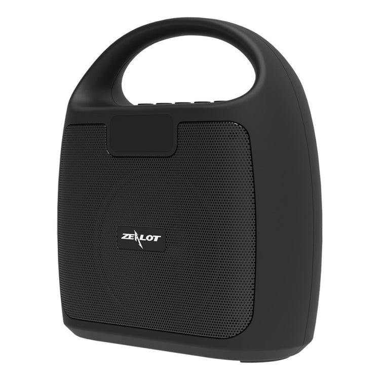 ZEALOT S42 Portable FM Radio Wireless Bluetooth Speaker with Built-in Mic, Support Hands-Free Call & TF Card & AUX (Black) - free shipping - PMC Jewellery - Order now!