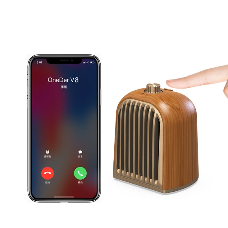 Oneder V8 Magnetic Suction Pair Stereo Sound Box Wireless Bluetooth Speaker with Strap, Support Hands-free & TF Card & AUX & USB Drive(Champagne Gold) - free shipping - PMC Jewellery - Order now!
