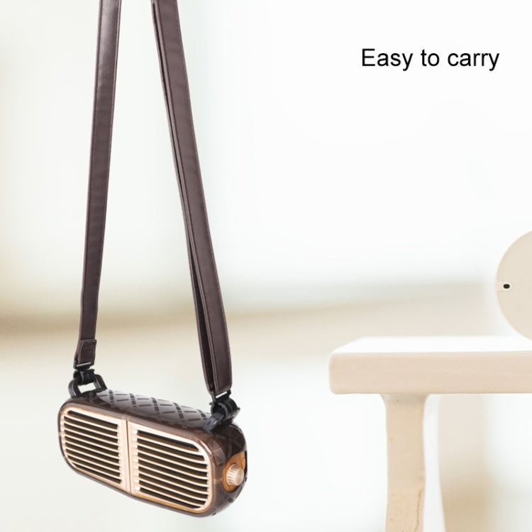 Oneder V8 Magnetic Suction Pair Stereo Sound Box Wireless Bluetooth Speaker with Strap, Support Hands-free & TF Card & AUX & USB Drive(Bronze) - free shipping - PMC Jewellery - Order now!