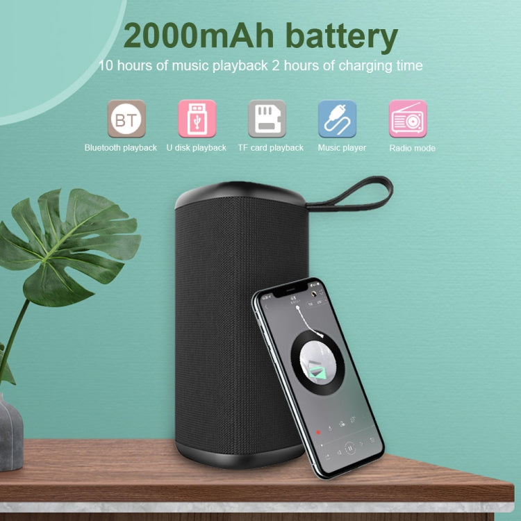 ZEALOT S35 Portable Heavy Bass Stereo Wireless Bluetooth Speaker with Built-in Mic, Support Hands-Free Call & TF Card & AUX (Black) - free shipping - PMC Jewellery - Order now!