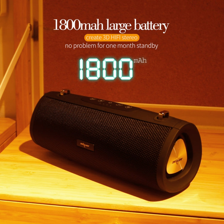 ZEALOT S38 Portable Subwoofer Wireless Bluetooth Speaker with Built-in Mic, Support Hands-Free Call & TF Card & AUX (Blue) - free shipping - PMC Jewellery - Order now!