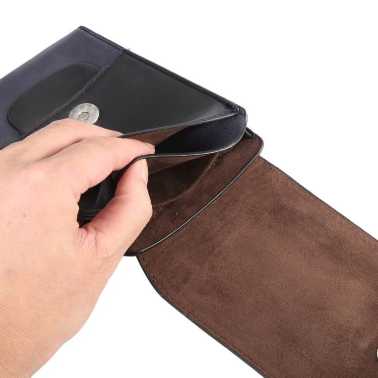 6.3 inch and Below Universal Crazy Horse Texture 3 Pouches Vertical Flip Leather Case with Belt Hole & Climbing Buckle for Galaxy Note 8, Sony, Huawei, Meizu, Lenovo, ASUS, Cubot, Oneplus, Oukitel, Xiaomi, DOOGEE, Vkworld, and other Smartphones(Dark Blue) - More iPhone Cases by PMC TechLife | Online Shopping South Africa | PMC TechLife | Buy Now Pay Later Mobicred