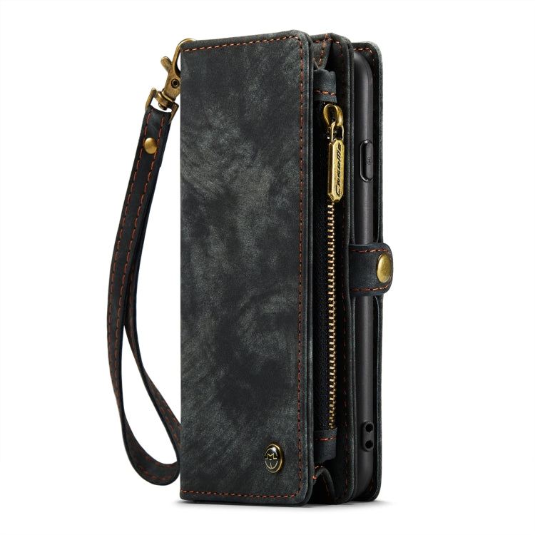 CaseMe for iPhone 8 Plus & 7 Plus   Multifunctional Leather Billfold with Detachable Magnetic PC Back Protective Case & Holder & 11 Card Slots & 3 Cash Slots & 1 Zipper Wallet & 2 Photo Frames & 3 Magnetic Clasps(Black) - free shipping - PMC Jewellery - Order now!
