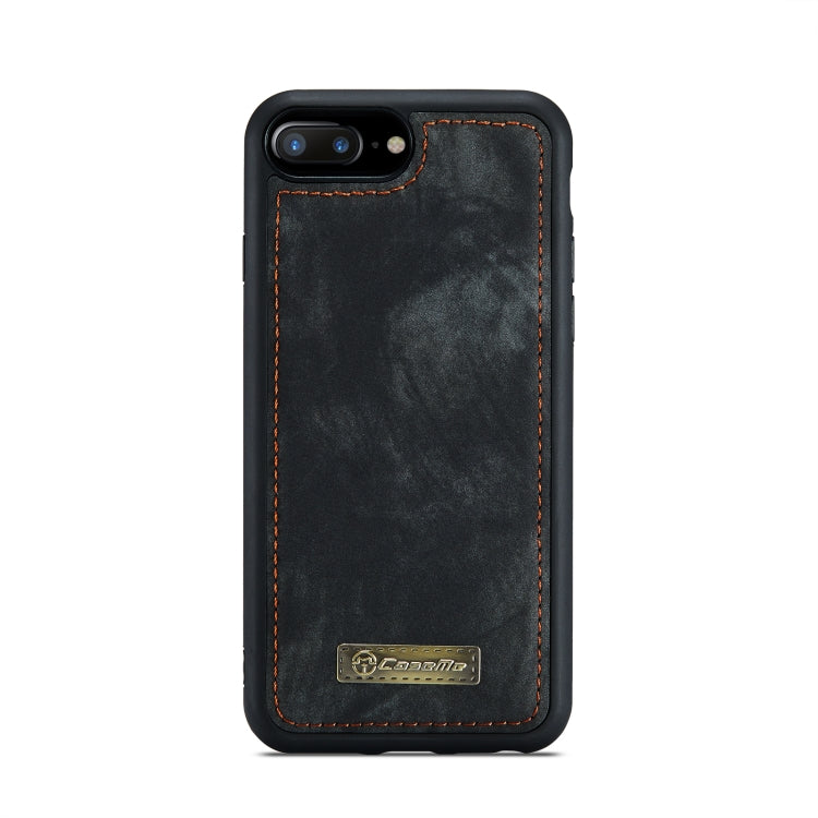 CaseMe for iPhone 8 Plus & 7 Plus   Multifunctional Leather Billfold with Detachable Magnetic PC Back Protective Case & Holder & 11 Card Slots & 3 Cash Slots & 1 Zipper Wallet & 2 Photo Frames & 3 Magnetic Clasps(Black) - free shipping - PMC Jewellery - Order now!