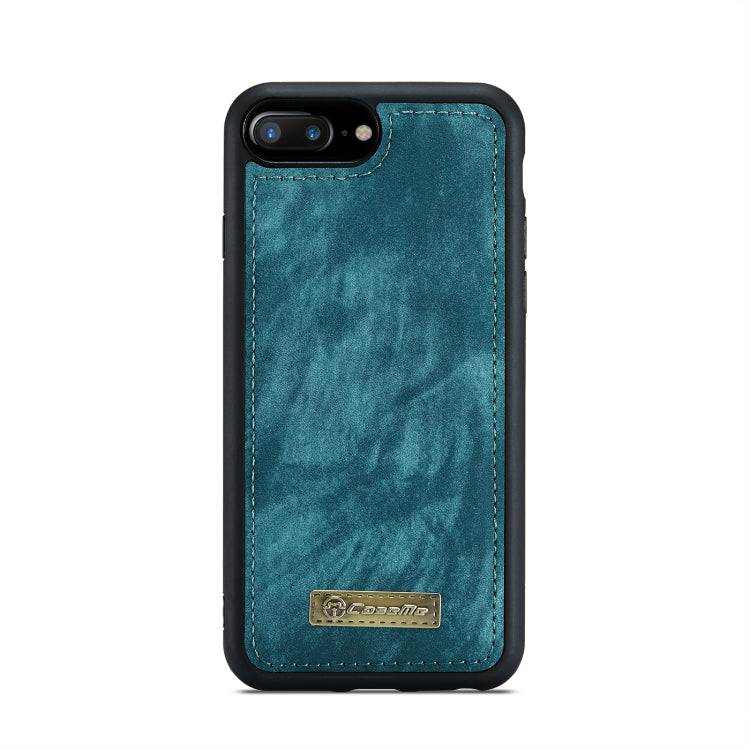 CaseMe for iPhone 8 Plus & 7 Plus   Multifunctional Leather Billfold with Detachable Magnetic PC Back Protective Case & Holder & 11 Card Slots & 3 Cash Slots & 1 Zipper Wallet & 2 Photo Frames & 3 Magnetic Clasps(Blue) - free shipping - PMC Jewellery - Order now!