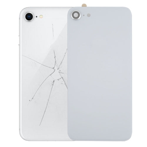 Back Cover with Adhesive for iPhone 8 (White) - iPhone 8 Parts by PMc TechLife | Online Shopping South Africa | PMc TechLife | Buy Now Pay Later Mobicred