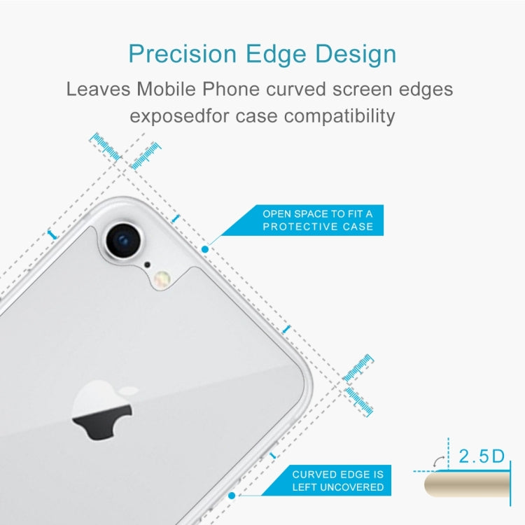 For iPhone 8 & 7 0.3mm 9H Surface Hardness 2.5D Curved Edge Explosion-proof Premium Tempered Glass Back Screen Protector - free shipping - PMC TechLife - Order now!