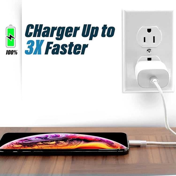 1m Net Style Metal Head 8 Pin to USB Data / Charger Cable(Red) - free shipping - PMC Jewellery - Order now!