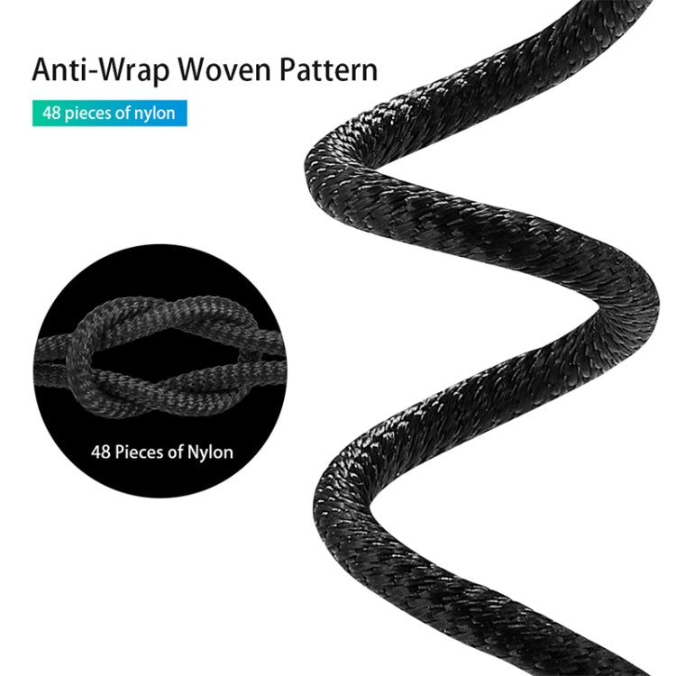 M11 3A USB to 8 Pin Nylon Braided Magnetic Data Cable, Cable Length: 2m (Red) - Charging Cable & Head by PMC Jewellery | Online Shopping South Africa | PMC Jewellery | Buy Now Pay Later Mobicred