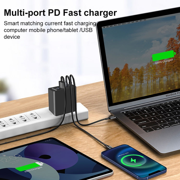 A3B 65W Output USB-C / Type-C x 2 + USB HUB PD Charger, US Plug - free shipping - PMC Jewellery - Order now!