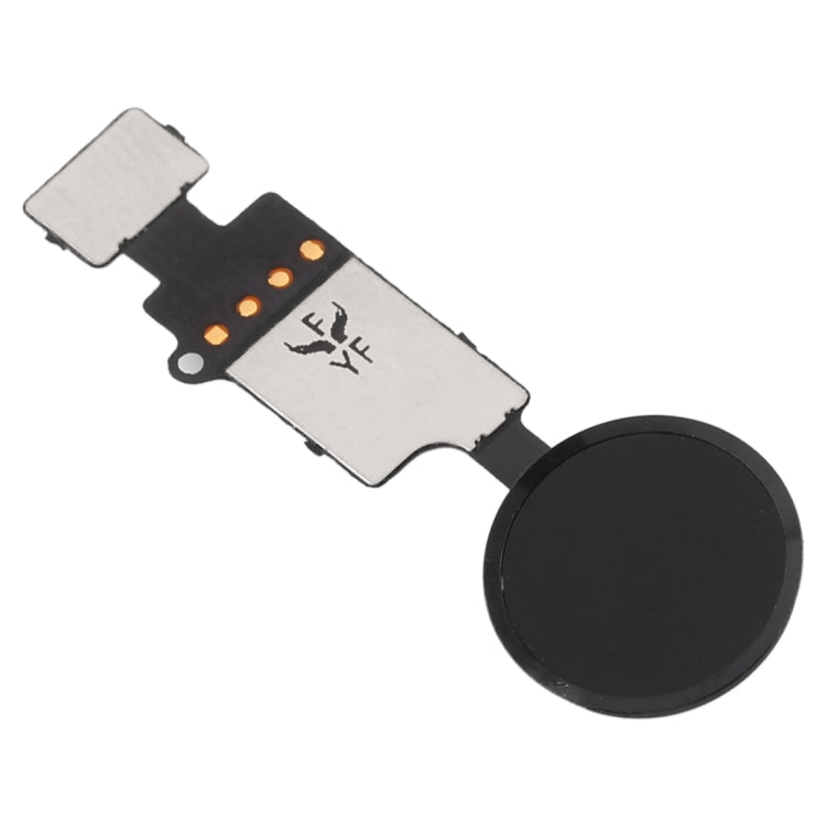 Home Button (3rd ) with Flex Cable (Not Supporting Fingerprint Identification) for iPhone 8 Plus / 7 Plus / 8 / 7(Black) - Button & Card Slots by PMC TechLife | Online Shopping South Africa | PMC TechLife | Buy Now Pay Later Mobicred