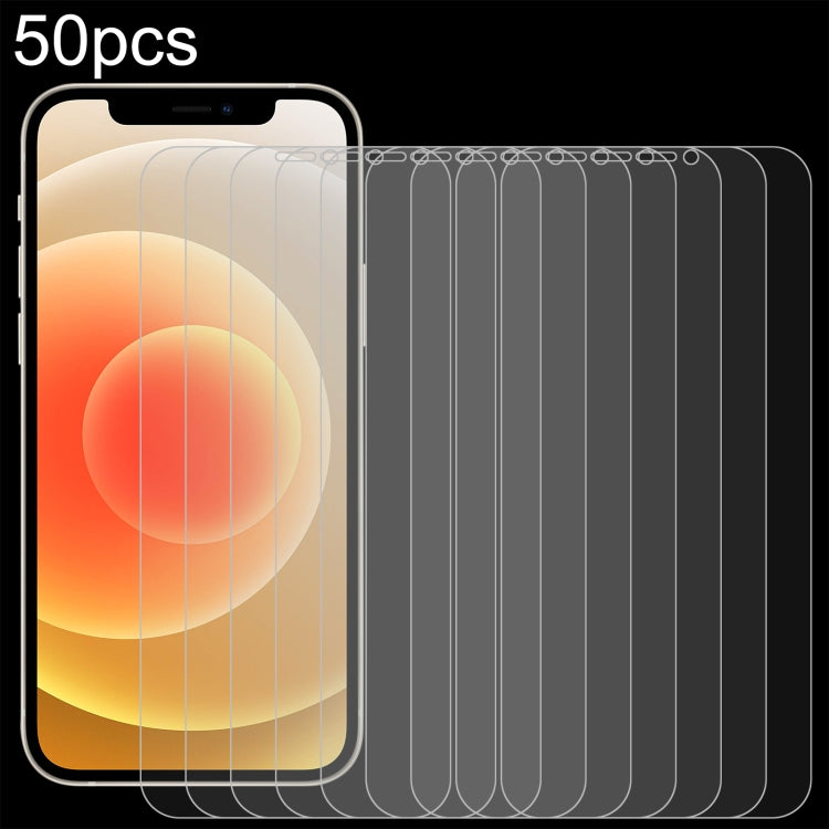 For iPhone 12 mini 50 PCS 0.26mm 9H 2.5D Tempered Glass Film (Open Hole) - iPhone 12 mini Tempered Glass by DIYLooks | Online Shopping South Africa | PMC TechLife | Buy Now Pay Later Mobicred