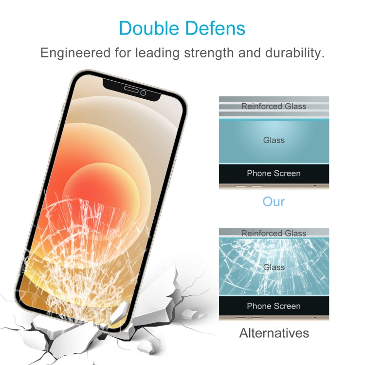 For iPhone 12 mini 50 PCS 0.26mm 9H 2.5D Tempered Glass Film (Open Hole) - iPhone 12 mini Tempered Glass by DIYLooks | Online Shopping South Africa | PMC TechLife | Buy Now Pay Later Mobicred
