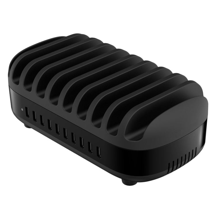 ORICO DUK-10P 120W 10 USB Ports Smart Charging Station with Phone & Tablet Stand, AU Plug(Black) - free shipping - PMC Jewellery - Order now!