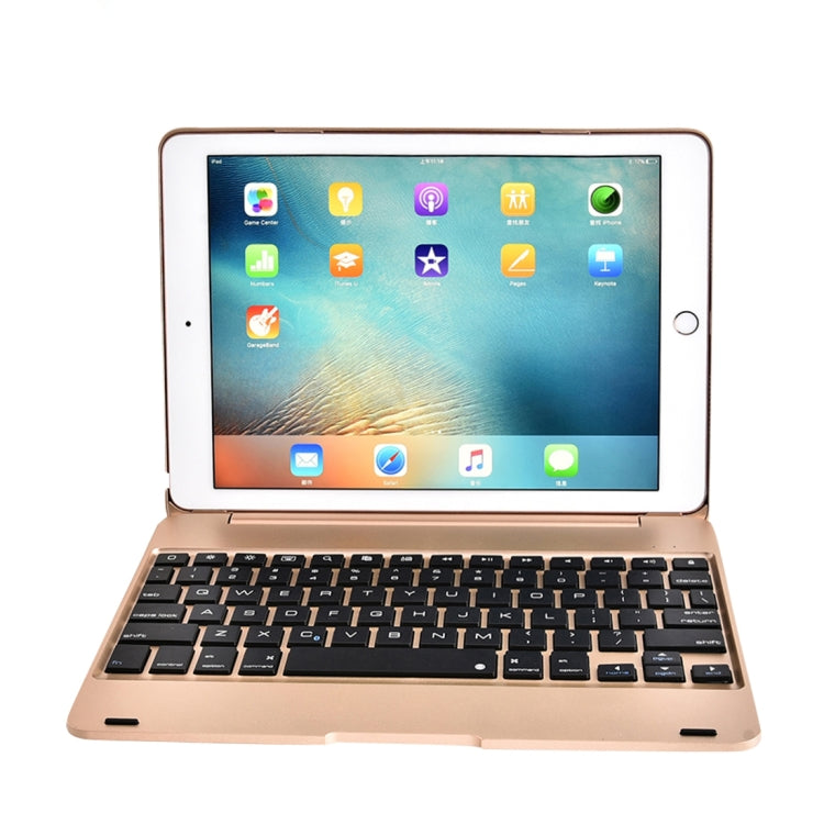 For iPad Pro 9.7 inch / iPAD Air 2 Horizontal Flip Tablet Case + Bluetooth Keyboard(Gold) - For iPad Pro by PMC TechLife | Online Shopping South Africa | PMC TechLife
