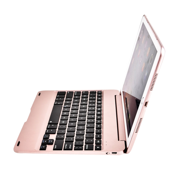 For iPad Pro 9.7 inch / iPAD Air 2 Horizontal Flip Tablet Case + Bluetooth Keyboard(Rose Gold) - For iPad Pro by PMC TechLife | Online Shopping South Africa | PMC TechLife