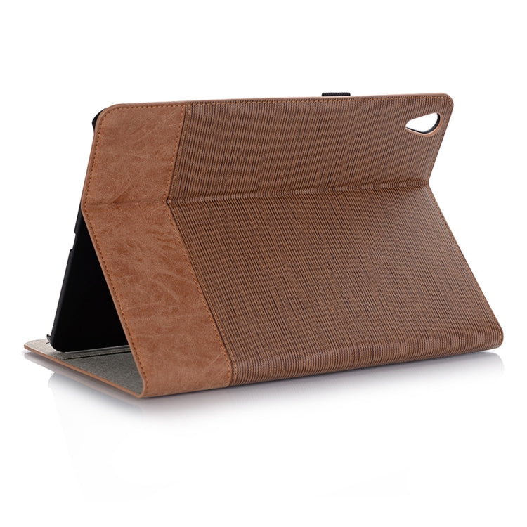 Cross Texture Horizontal Flip PU Leather Case for iPad Air 13 2025 / 2024 / iPad Pro 12.9 inch (2018), with Holder & Card Slots & Wallet (Brown) - iPad Pro 12.9 (2018) Cases by PMC TechLife | Online Shopping South Africa | PMC TechLife | Buy Now Pay Later Mobicred