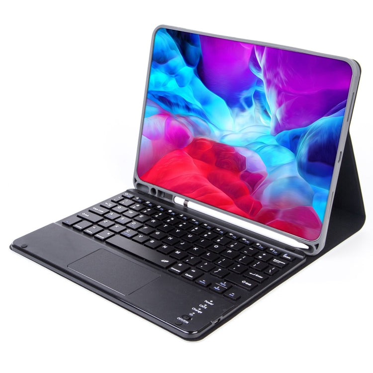 X-11BC Skin Plain Texture Detachable Bluetooth Keyboard Tablet Case for iPad Pro 11 inch 2020 / 2018, with Touchpad & Pen Slot (Green) - For iPad Pro by PMC TechLife | Online Shopping South Africa | PMC TechLife
