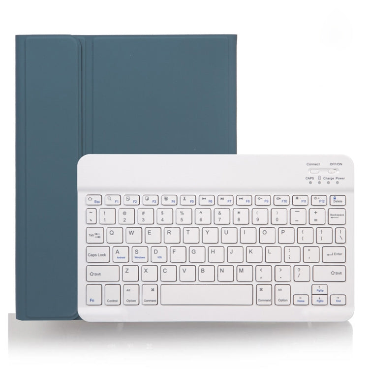 X-11B Skin Plain Texture Detachable Bluetooth Keyboard Tablet Case for iPad Pro 11 inch 2020 / 2018, with Pen Slot (Dark Green) - For iPad Pro by PMC TechLife | Online Shopping South Africa | PMC TechLife