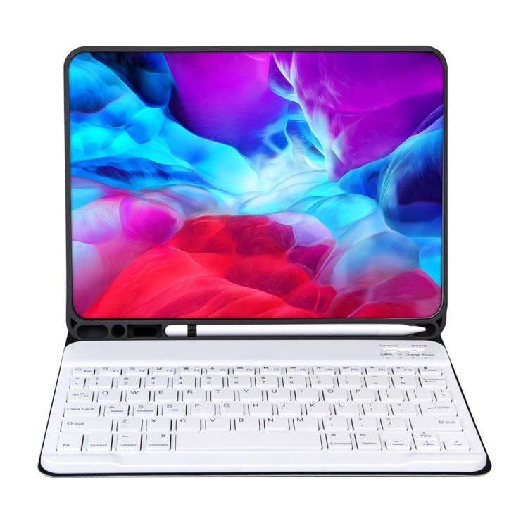 X-11B Skin Plain Texture Detachable Bluetooth Keyboard Tablet Case for iPad Pro 11 inch 2020 / 2018, with Pen Slot (Green) - For iPad Pro by PMC TechLife | Online Shopping South Africa | PMC TechLife