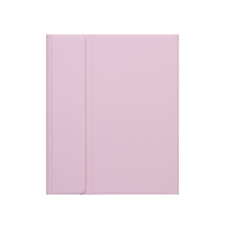 X-11BCS Skin Plain Texture Detachable Bluetooth Keyboard Tablet Case for iPad Pro 11 inch 2020 / 2018, with Touchpad & Pen Slot & Backlight (Pink) - For iPad Pro by PMC TechLife | Online Shopping South Africa | PMC TechLife