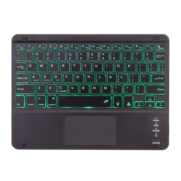 X-11BCS Skin Plain Texture Detachable Bluetooth Keyboard Tablet Case for iPad Pro 11 inch 2020 / 2018, with Touchpad & Pen Slot & Backlight (Pink) - For iPad Pro by PMC TechLife | Online Shopping South Africa | PMC TechLife