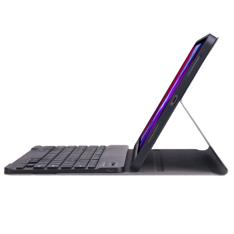 A11B Bluetooth 3.0 Ultra-thin ABS Detachable Bluetooth Keyboard Leather Tablet Case with Holder & Pen Slot for iPad Pro 11 2022 / 2021 / Air 5 / Air 4 (Black) - For iPad Pro by PMC Jewellery | Online Shopping South Africa | PMC Jewellery | Buy Now Pay Later Mobicred
